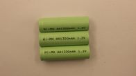 Батареи 1.2V AA1300mAh NIMH перезаряжаемые для промышленного UL пользы ROHS