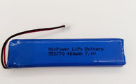 351770 батарея полимера лития MSDS UN38.3 400mAh 7.4V