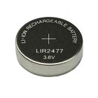 монетка клетки лития батареи кнопки 3.6V 200mAh LIR2477 перезаряжаемые