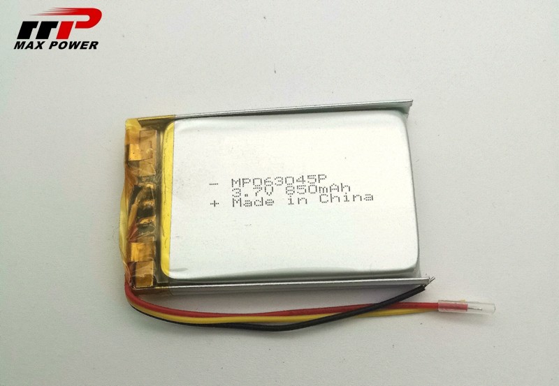 батарея иона 3.7V 603045 850mAh Li перезаряжаемые для медицинской службы