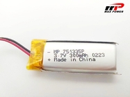 батарея полимера li 300mAh 3.7V для электроники Bluetooth пригодной для носки