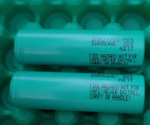 Оригинальный класс А 21700 высокий отвод 21700 литий батарея 3.6V 5000mAh INR21700-50S Макс 45A разряд