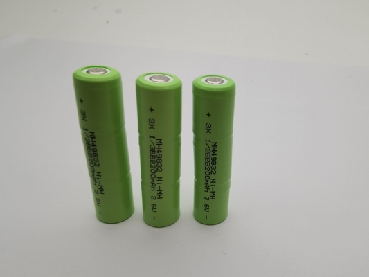 UL 3.6V 200mAh NIMH перезаряжаемые аккумуляторы 1/3BBB пользовательский пакет аккумуляторов NIMH готовый к использованию NIMH аккумуляторы длительный срок службы