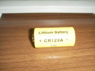 Основная батарея Li-Mno2 1500mAh CR123A 3.0V перезаряжаемые не токсическая