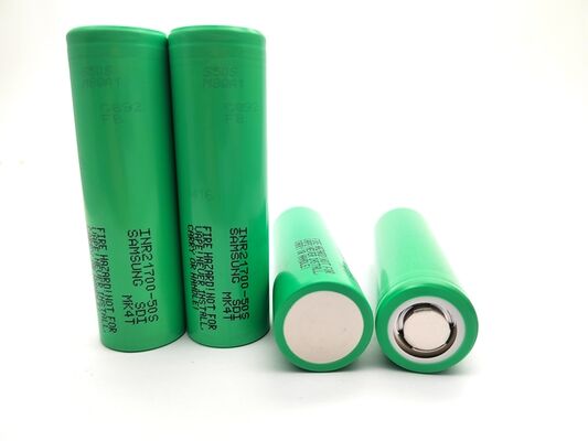 21700 5000mAh 50S Lithium Ion Rechargeable Batteries 3C Discharge Power Cell