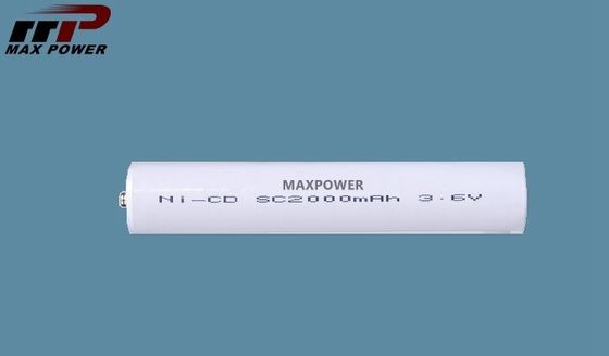 3.6V перезаряжаемые батарейка для карманного фонаря, батарея SC2000mAh NiCd