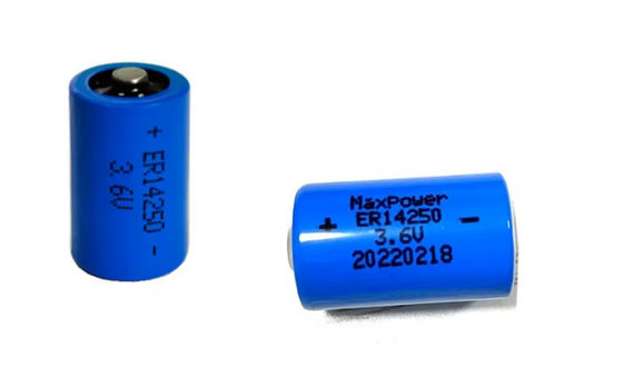 Батарея 3.6v Er14250 1200mAh хлорида Thionyl лития 1/2 AA