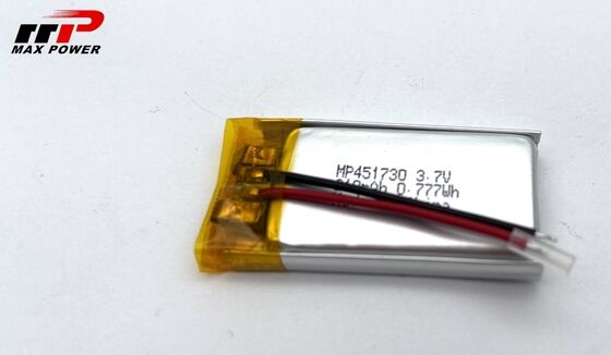 451730 HP 210mAh 3,7V Липолимерная батарея для звукозаписывателя