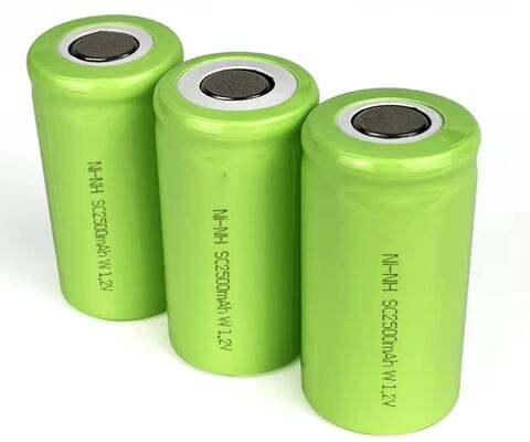 SC2500mAh 1.2V Ni-MH перезаряжаемая батарея с 1000 циклами длительного срока службы и высокой емкостью