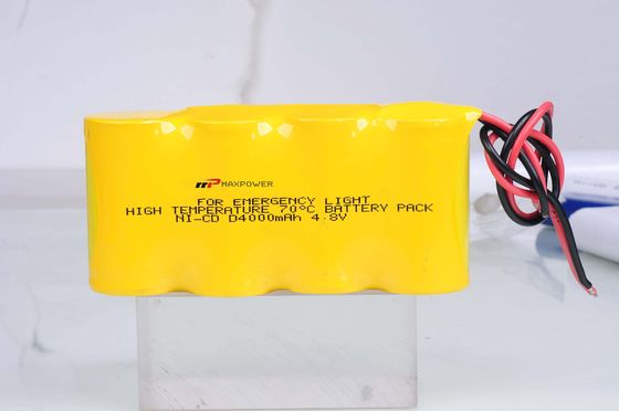 Высокие батареи обязанности 4000mAh 4.8V NICD перезаряжаемые для запасного освещения