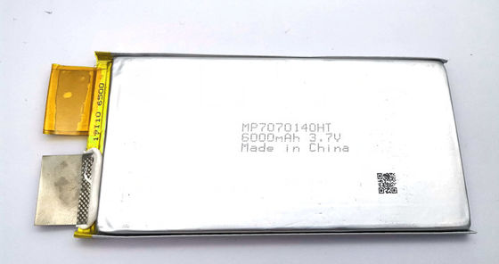 блок батарей C7070140HT 6000mah 3.7V полимера иона Li высокого темпа 60C